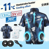 Summer Fan Vest Biker Jackets Motorcycle Jackets Men Women'S Vest USB Charging Air Camping Clothes Cooling for Vest New Fishing