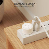 Ghome Smart Mini Smart Plug Wi-Fi Outlet Socket Works with Alexa and Google Home Remote Control with Timer 4-Pack White